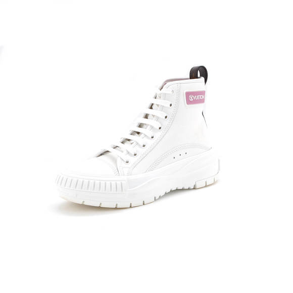Louis Vuitton Women's LV Squad Sneaker Boots Canvas with Monogram Canvas - Picture 1 of 5